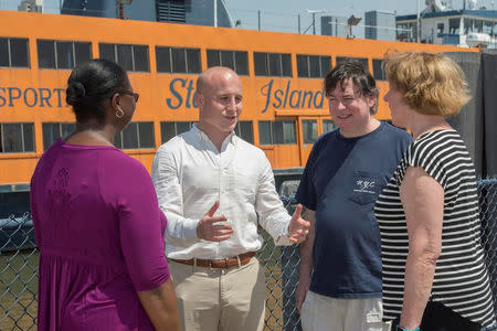 Max Rose, a U.S. Representative-elect (D-NY) is seen in this Max Rose for Congress campaign photo provided from Staten Island, New York, U.S., on November 7, 2018. Max Rose for Congress/Handout via REUTERS