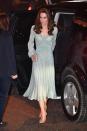 <p>Kate was spotted in a shimmering Missoni dress on her first night in Northern Ireland. </p>