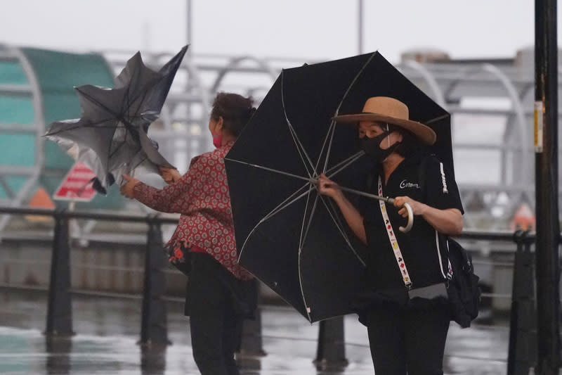 七、八月是颱風豪雨的好發季節。（圖片來源：中央社）