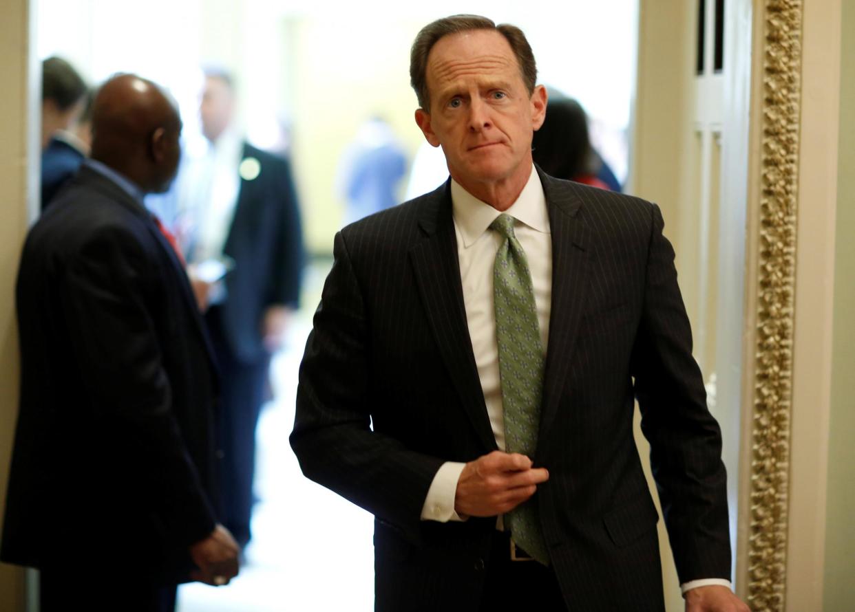 Pat Toomey, Republican Senator: Reuters