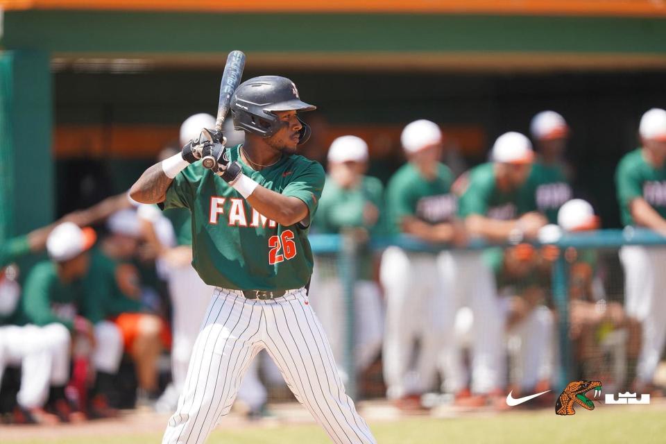 FAMU's Ethan Jenkins hit five consecutive home runs in two games at Mississippi Valley State.