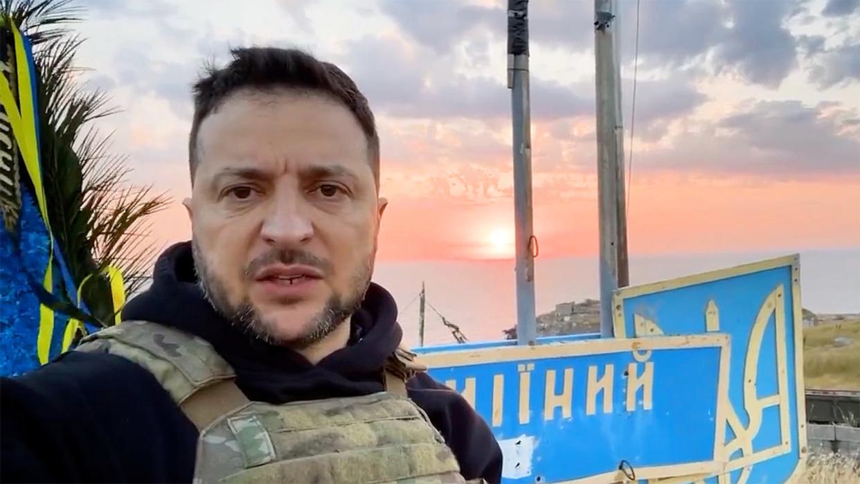 Snake Island 500 days Zelensky