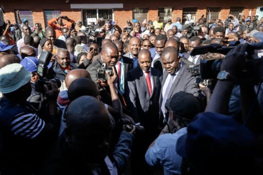 "We won the popular vote and will defend it!" opposition leader Nelson Chamisa tweeted