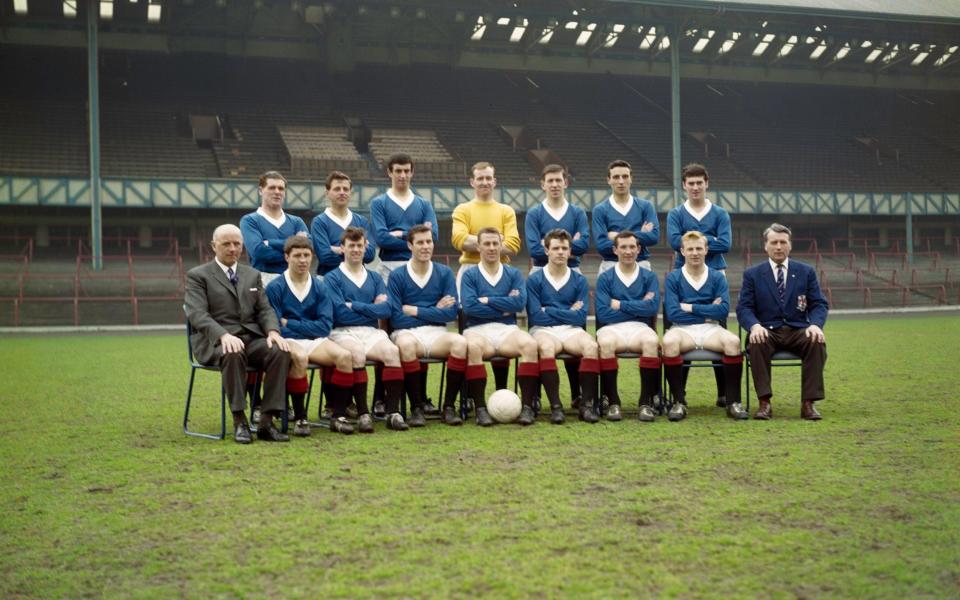 The 1963-64 Rangers squad, with Wilson seated, second right - Rolls Press/Popperfoto