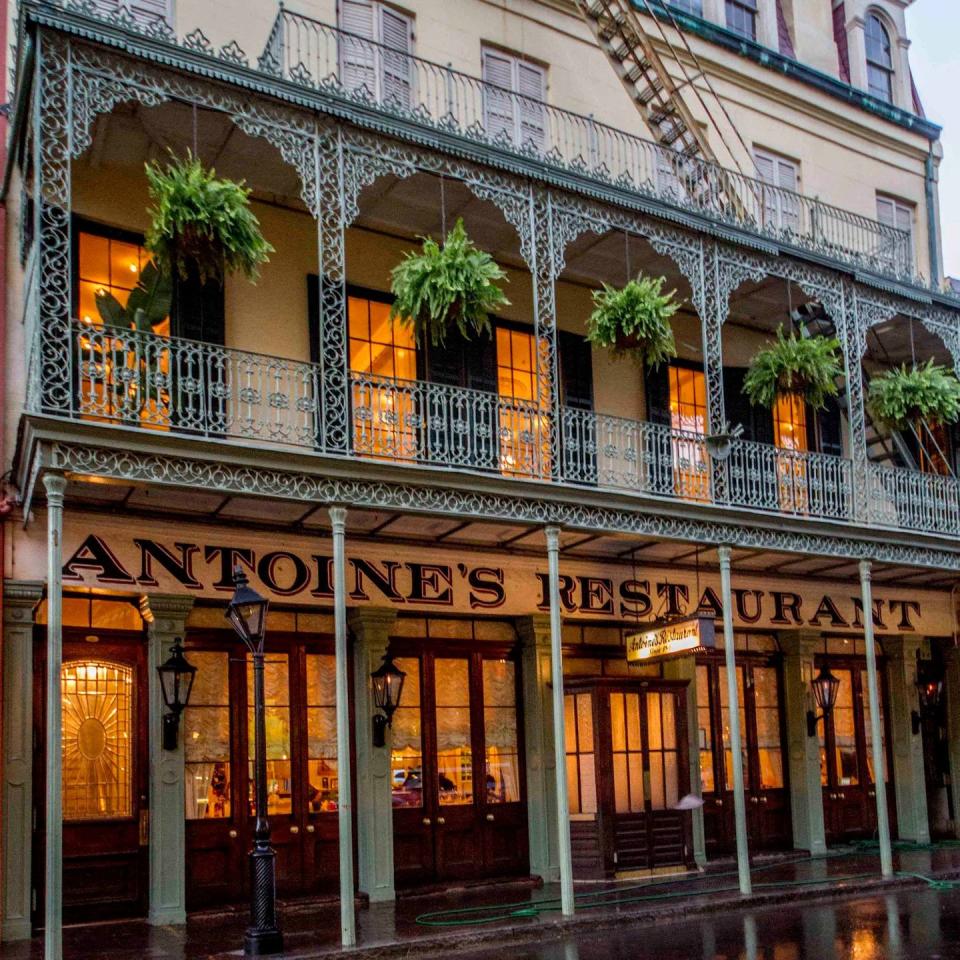 <p>New Orleans is chock-full of storied establishments, but Antoine's has bragging rights for being the <a href="https://www.tripadvisor.com/Restaurant_Review-g60864-d426392-Reviews-Antoine_s-New_Orleans_Louisiana.html" rel="nofollow noopener" target="_blank" data-ylk="slk:oldest family-run restaurant;elm:context_link;itc:0;sec:content-canvas" class="link ">oldest family-run restaurant</a> in the country. The French Quarter restaurant, founded in 1840, is known for inventing Oysters Rockefeller and serving a mean Baked Alaska.</p>