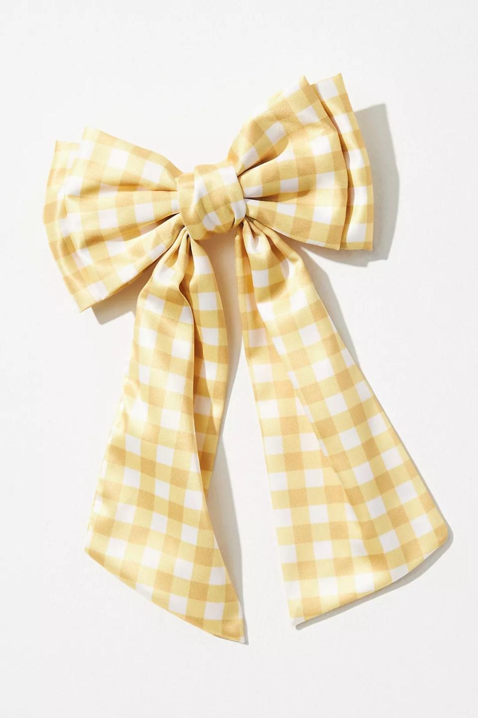 Anthropologie Patterned Hair Bow