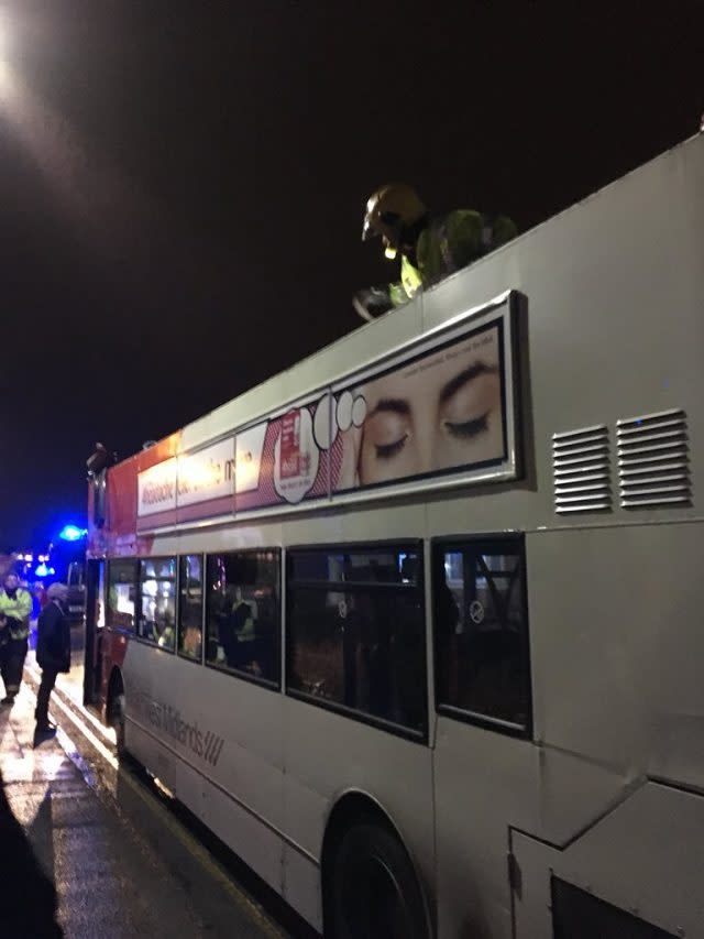 The crash happened near Cadbury World in Bournville (Tiwtter/GMorrisWMP/PA)