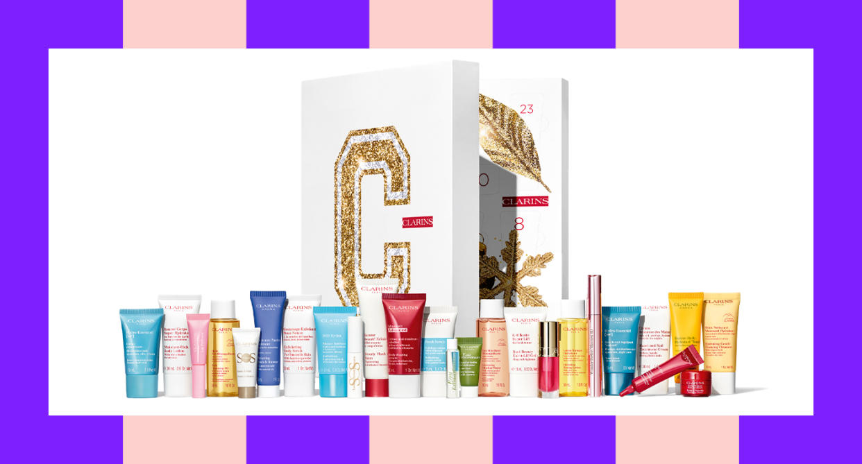 Clarins launches three beauty advent calendars filled with skincare