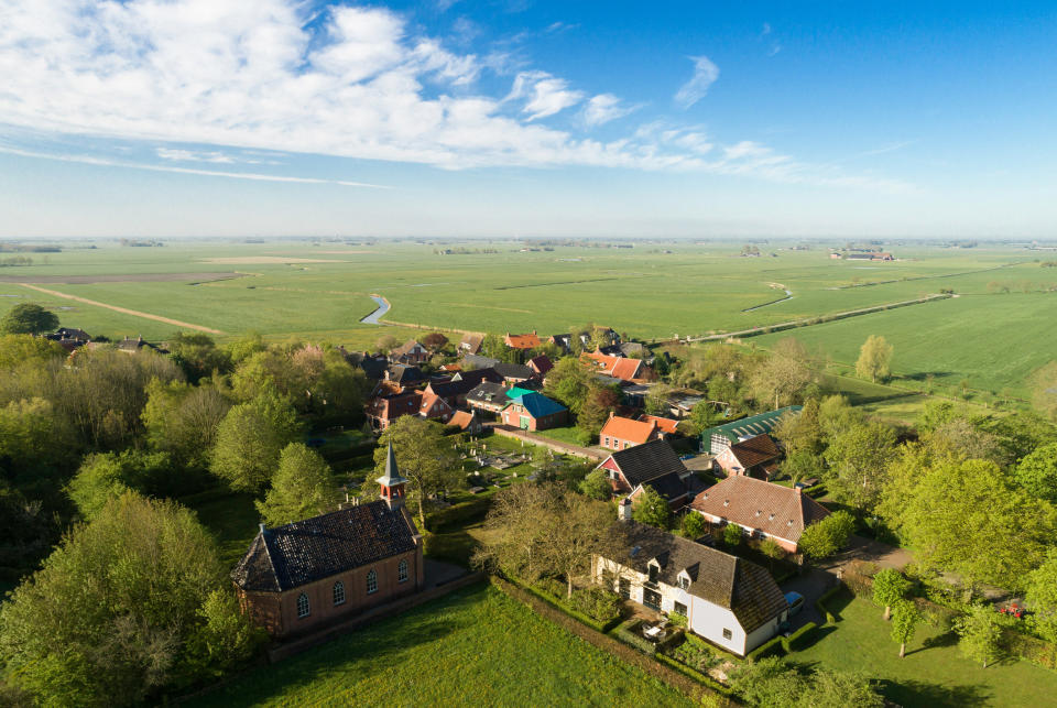 Small Dutch historical village.