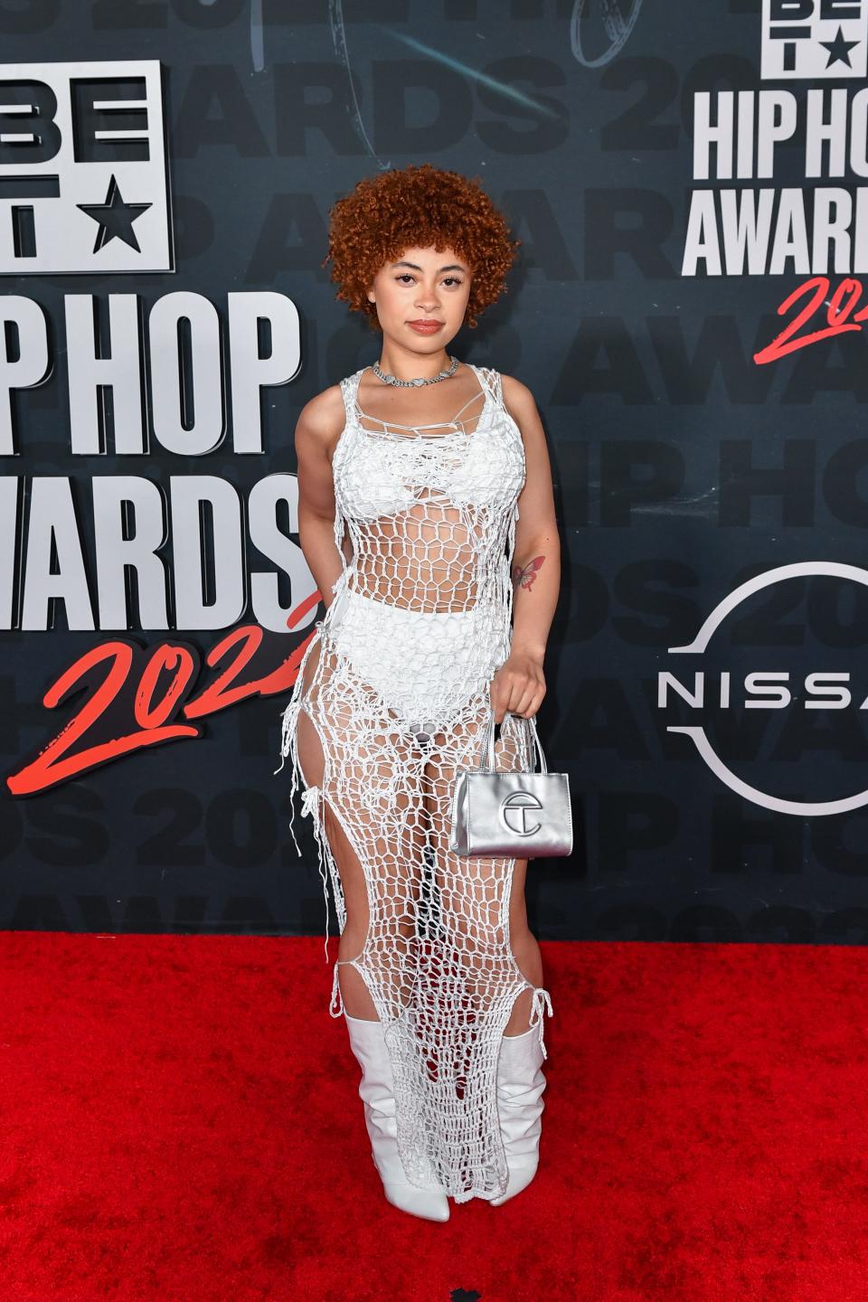 Ice Spice attends the 2022 BET Hip Hop Awards.