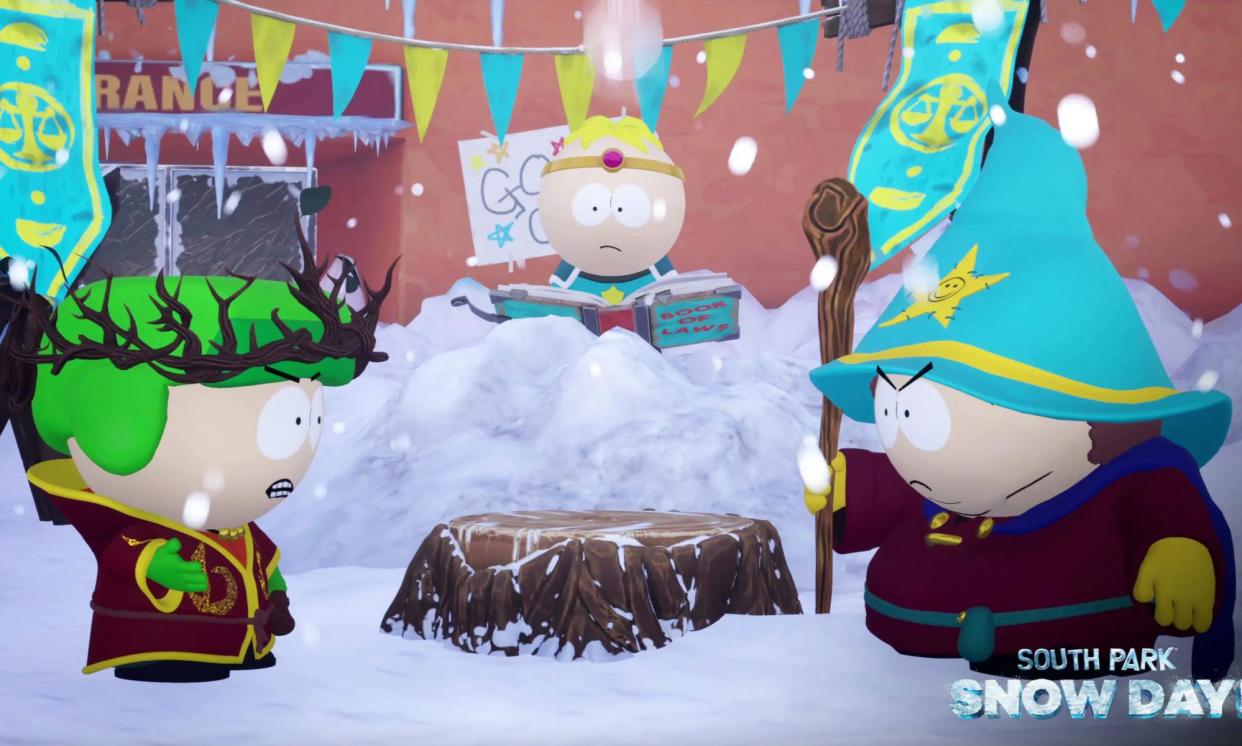 <span>Fantasy war … South Park: Snow Day!</span><span>Photograph: THQ Nordic</span>