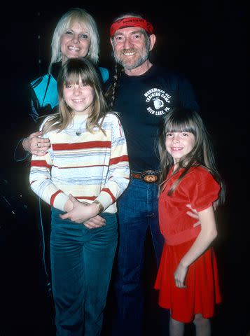 Paul Harris/Getty Willie Nelson and his family in 1981