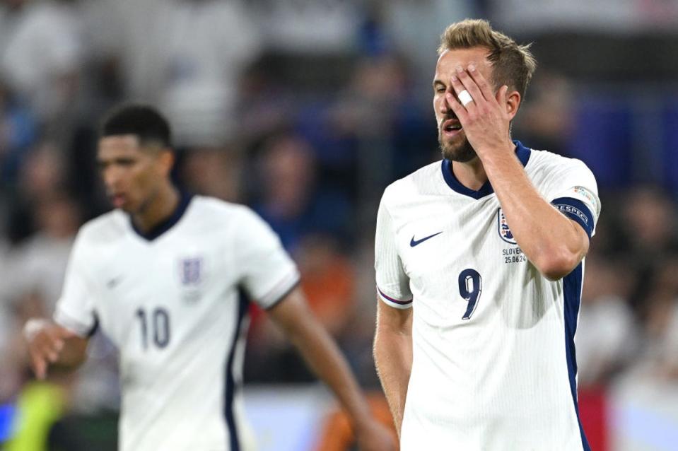 England skipper Harry Kane endured another frustrating night (Getty)