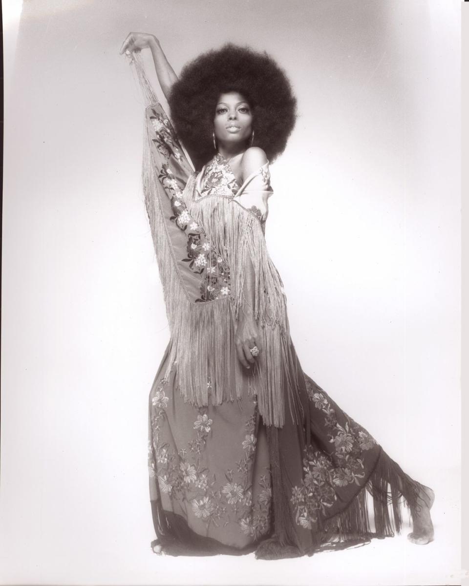 <p>By the mid-'70s, the performer had firmly earned a place as one of fashion's biggest icons thanks to her over-the-top red carpet looks and glamorous stage outfits.</p>