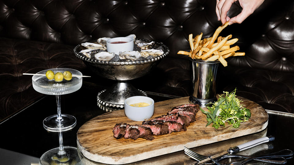 Steak Frites from Lillie’s. - Credit: Courtesy of The Culver Hotel