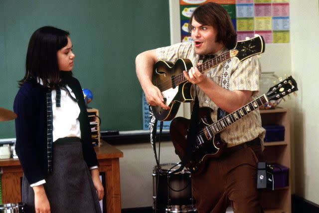Paramount/Courtesy Everett Collection Rebecca Brown and Jack Black in 'School of Rock'