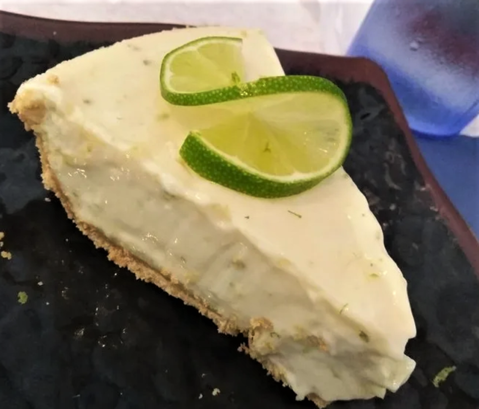 Key lime pie from Fresh Catch Fish Market and Grill in Sarasota.