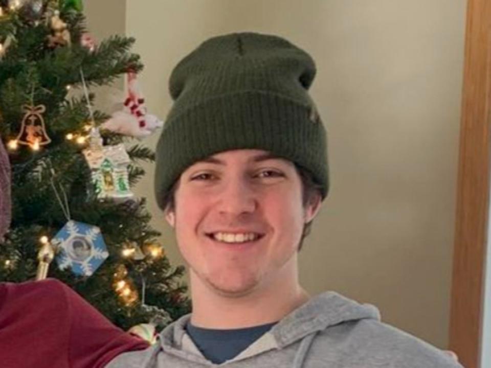 George Musser, 20, fue encontrado muerto después de desaparecer en Minnesota (Policía de Stillwater)