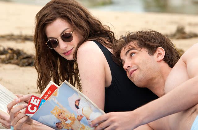 <p>Focus Features</p> Anne Hathaway (left) and Jim Sturgess (right) in 2011's <em>One Day</em>