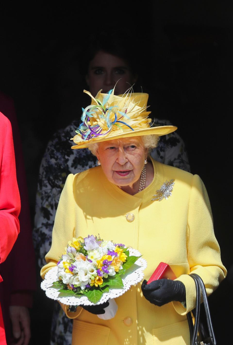 Queen Elizabeth's Easter hat, 2019