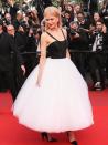 FAILED: Nic's run of questionable outfits continues at Cannes with this ballerina-inspired Calvin Klein By Appointment gown. It reportedly took 150 man hours to make. 150 hours those people will never get back.