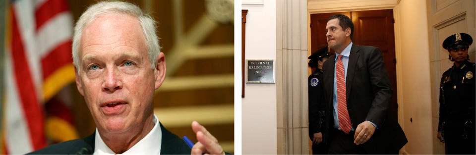 Senator Ron Johnson (R-Wis.) and Congressman Devin Nunes (R-Calif.).