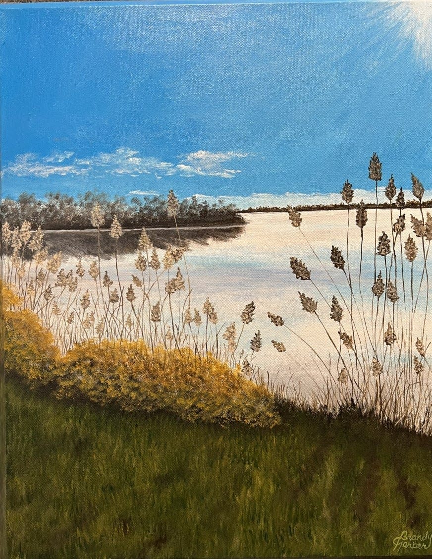 At last year’s “Beautiful Bountiful Michigan” Art Gala and Sale, the River Raisin National Battlefield Park Foundation purchased this piece, “Otter Creek,” by local artist Brandy Gerber. The Foundation plans to again purchase artwork at the 2023 event.