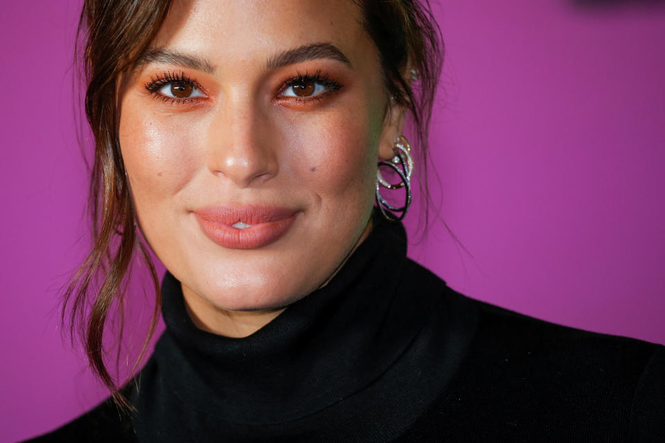 Ashley Graham arrives to the global premiere for Apple's 