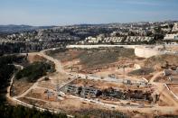 FILE PHOTO: A general view shows the Israeli settlement of Ramot in an area of the Israeli-occupied West Bank that Israel annexed to Jerusalem