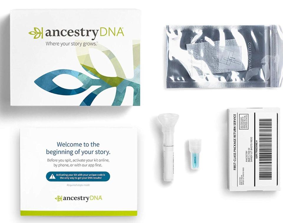 You'll just need to send a saliva sample in a prepaid package to find out some of your DNA story. <strong><a href="https://amzn.to/35ZuqsI" target="_blank" rel="noopener noreferrer">Originally $100, get it for $60</a></strong>.&nbsp;