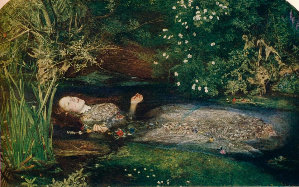Doomed maiden: Elizabeth Siddal modelled for Millais' famous Ophelia (1851-2) - The Print Collector/Getty Images