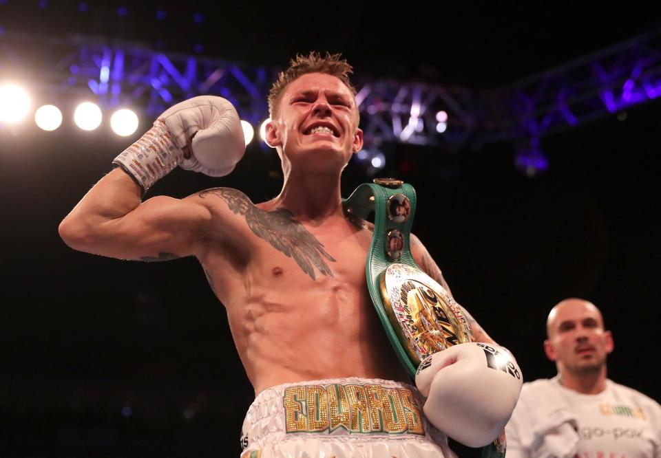 Edwards won the flyweight title on an emotional night in December 2018. (Getty Images)