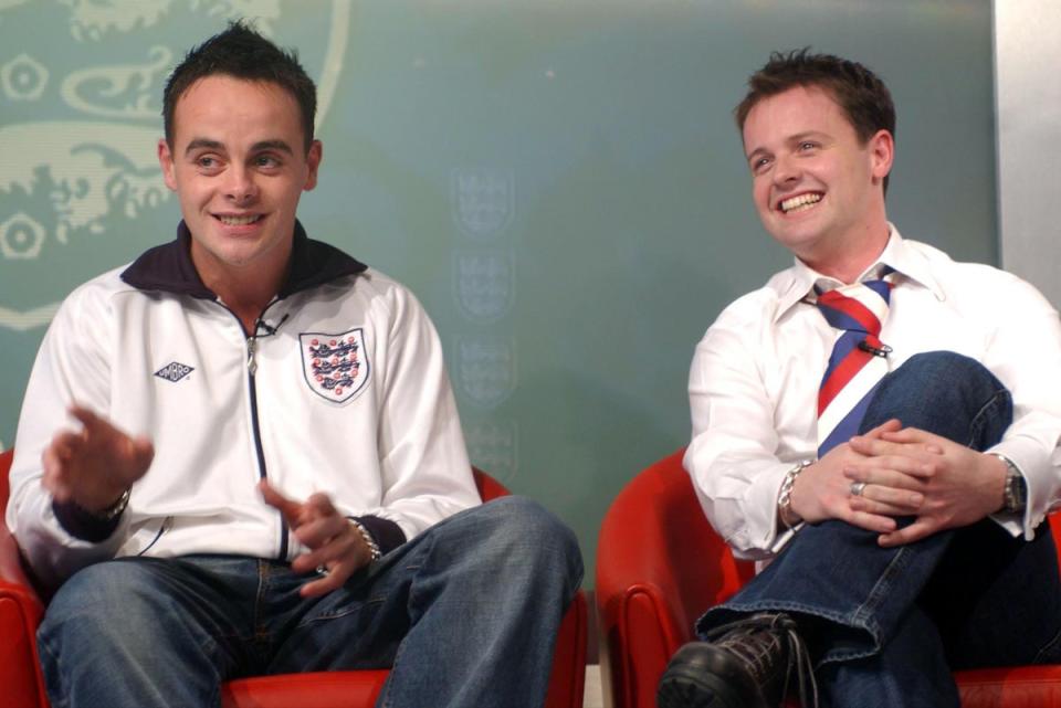 Ant and Dec’s track was given the FA’s seal of approval (PA)