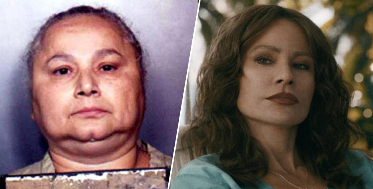 Griselda Blanco and Sofia Vergara (Alamy Stock Photo / Netflix)