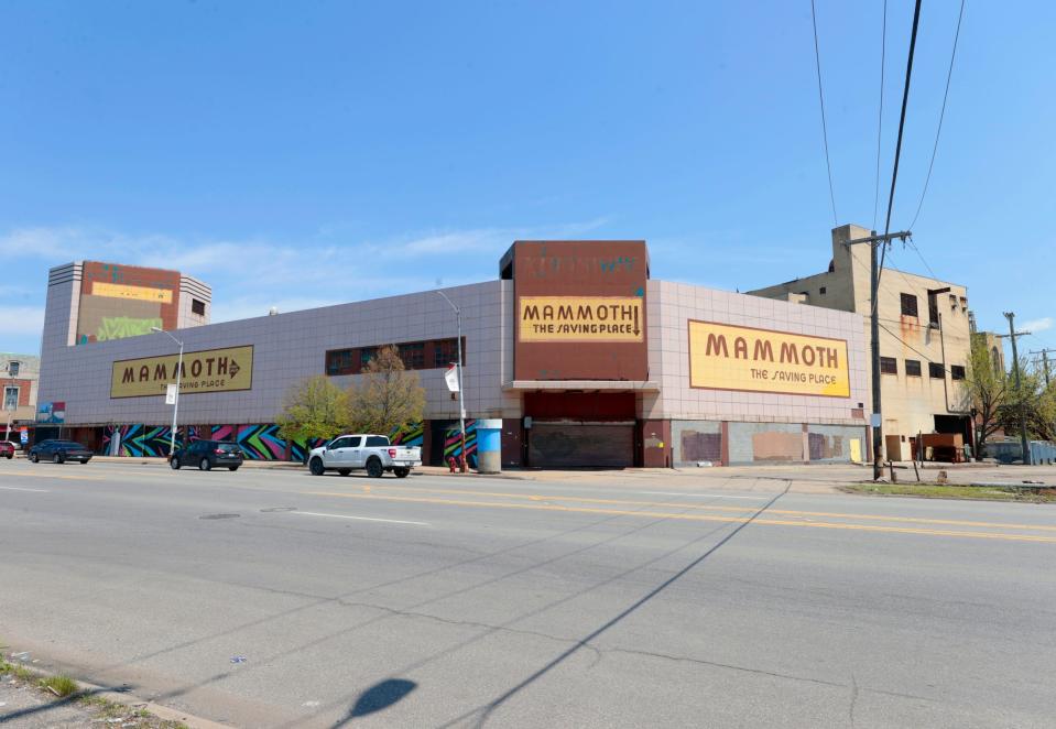 The Mammoth Building on Grand River and Greenfield in Detroit sits vacant, as it has for 20 years. A proposal by Detroit Mayor Mike Duggan would raise property taxes on this building, other blighted buildings, vacant lots and parking lots. The city last month filed a lawsuit against the owners of the building.