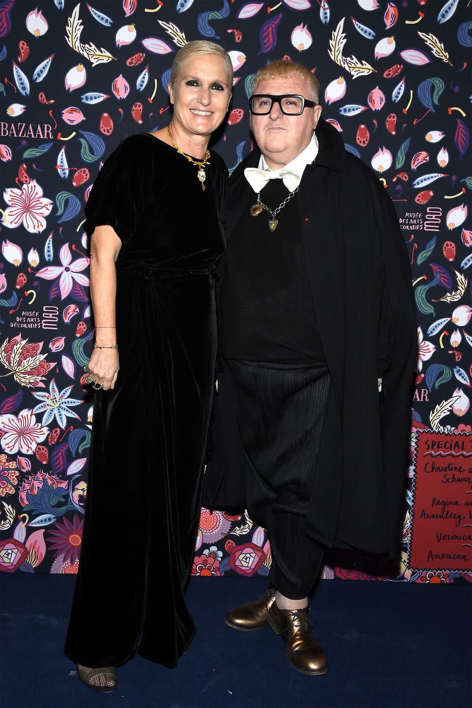 <p>Maria Grazia Chiuri and Alber Elbaz</p>