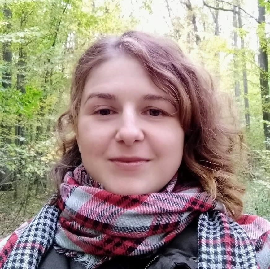 Olena Pareniuk who studies bacteria in the Chernobyl Exclusion Zone (Olena Pareniuk/PA)