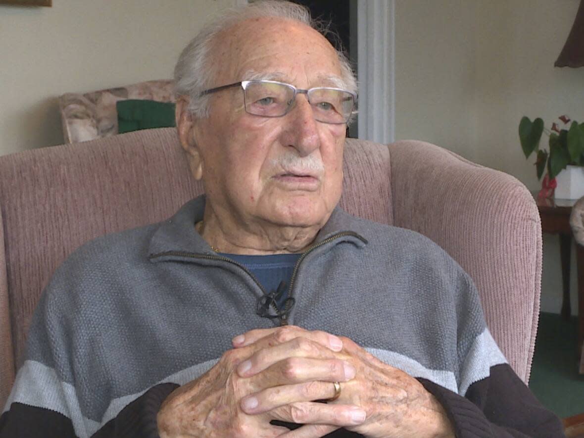 Gus Etchegary has passed away at the age of 98. He was a fierce advocate of the fisheries in Newfoundland and Labrador, and a witness to some of the most important events in the province's history. (Marie Isabelle Rochon/Radio-Canada - image credit)