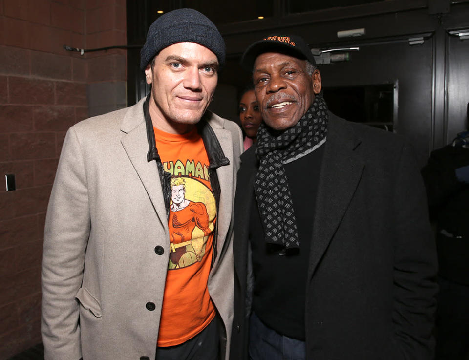 Michael Shannon and Danny Glover at the Sundance premiere for “Complete Unknown” (Photo: Todd Williamson/Getty Images)