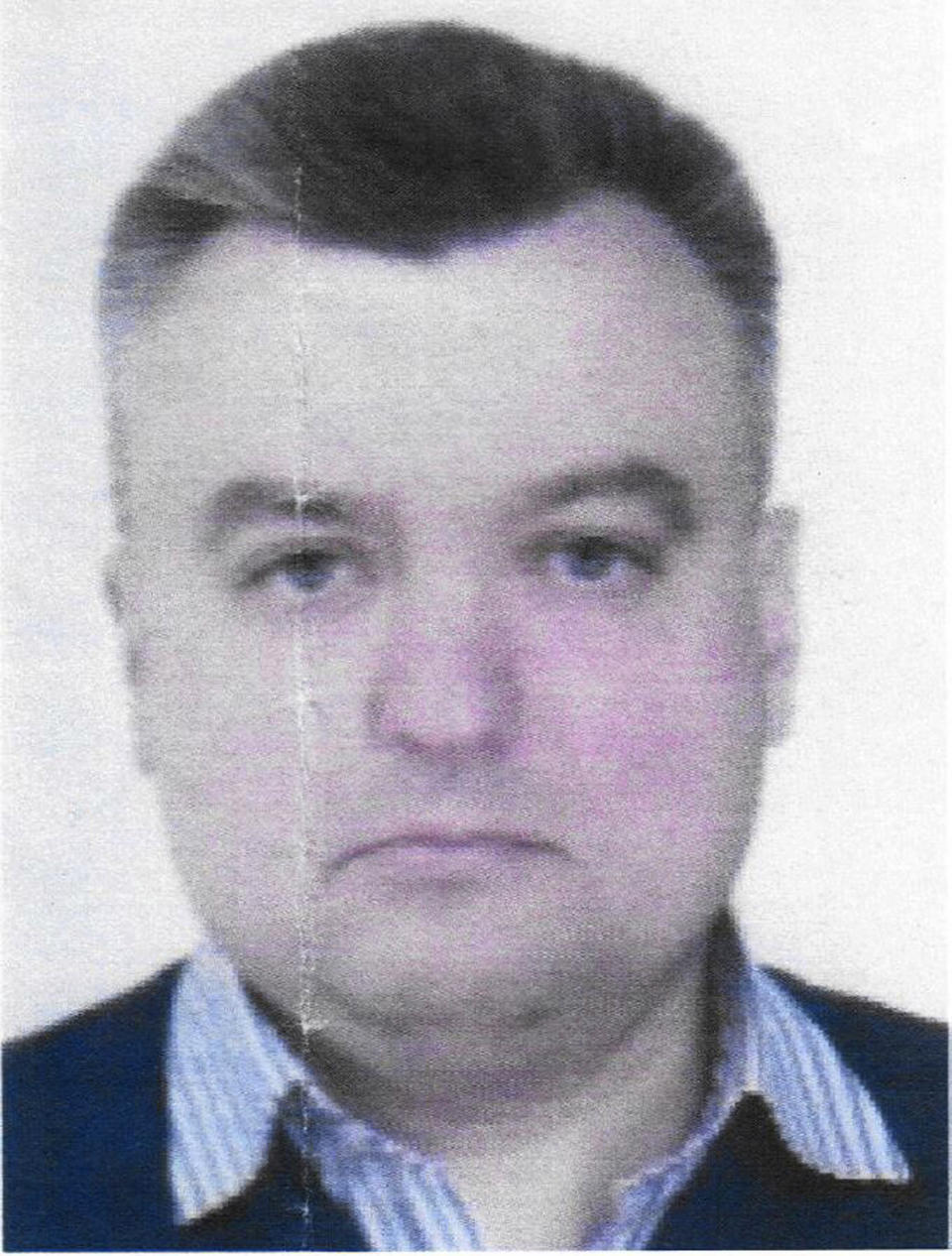 An undated handout photo obtained by The Associated Press from an intelligence report from a European service of a man identified as Yevgeny Umerenko. Swedish authorities said Thursday, March 28, 2019, that Umerenko, a Russian diplomat, had quietly left Sweden following the arrest of a computer specialist he allegedly handled as a spy and met for dinner in Stockholm three weeks ago to carry out an act of espionage. (Photo via AP)