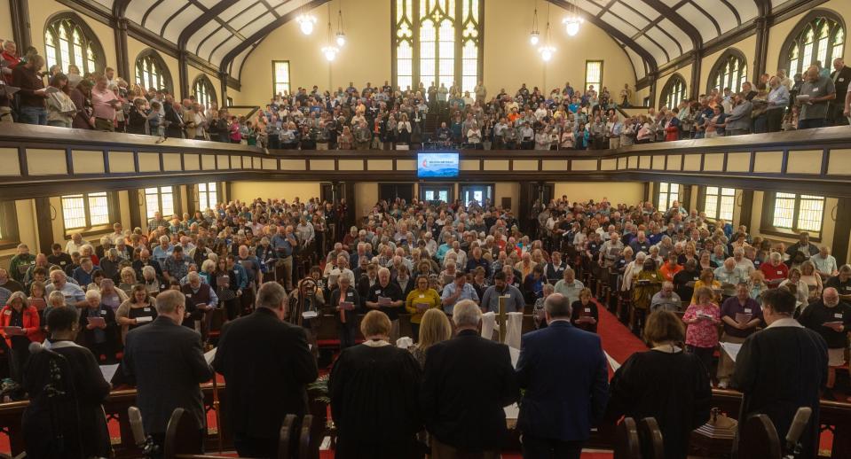 The Holston Conference of the United Methodist Church, or the regional governance body for churches in East Tennessee, and parts of Virginia and Georgia, held a special session April 22, 2023, in which delegates voted to ratify disaffiliations for 264 churches. Many of the churches leaving will join a newer, more conservative breakaway denomination that formed as part of splintering in the denomination.