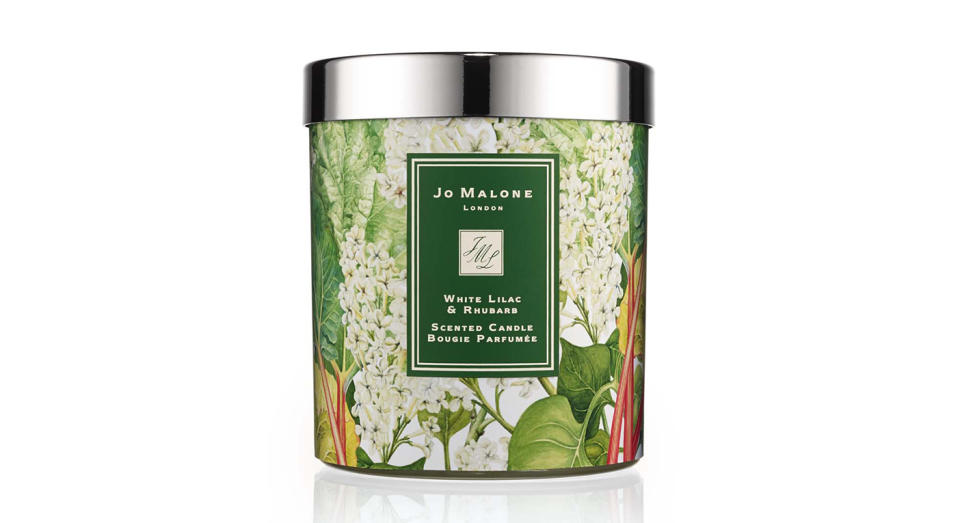 <p>This year, Jo Malone’s adding to its charity home candle collection with a White Lilac & Rhubarb scent. For each candle sold in the UK, the brand will make a donation equal to 75% of the retail price to support those affected by mental health problems. </p>