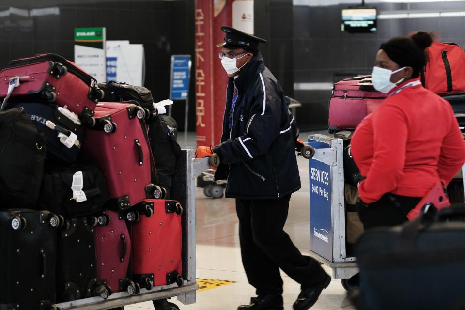 At John F. Kennedy International Airport on Jan. 31, 2020.