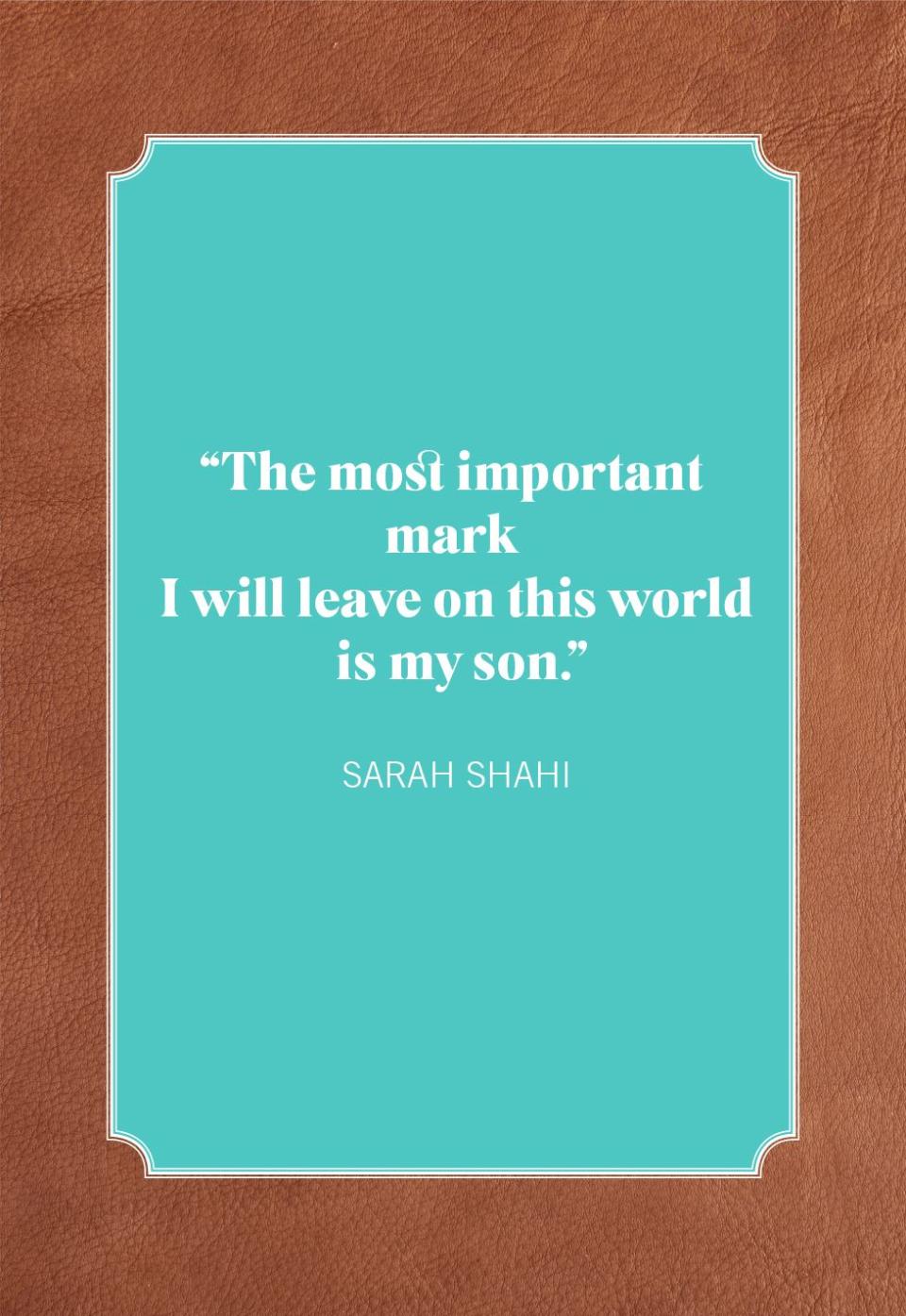 mother son quotes shahi