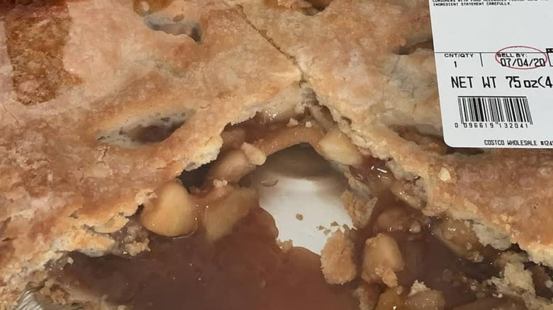 costco double crust apple pie