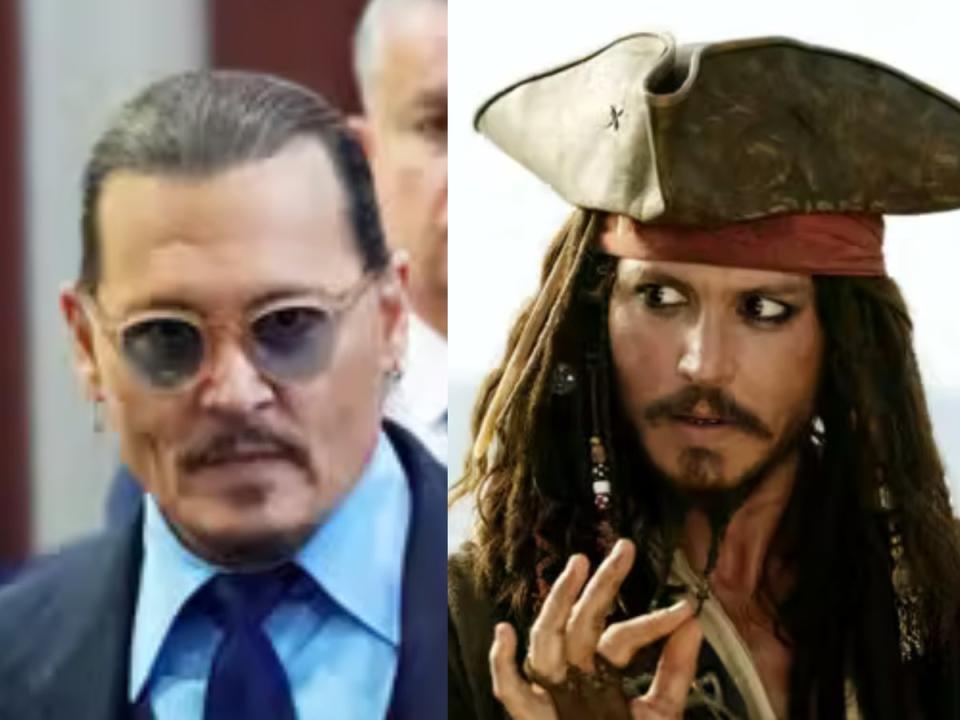Depp as Jack Sparrow (AP / Rex Features)