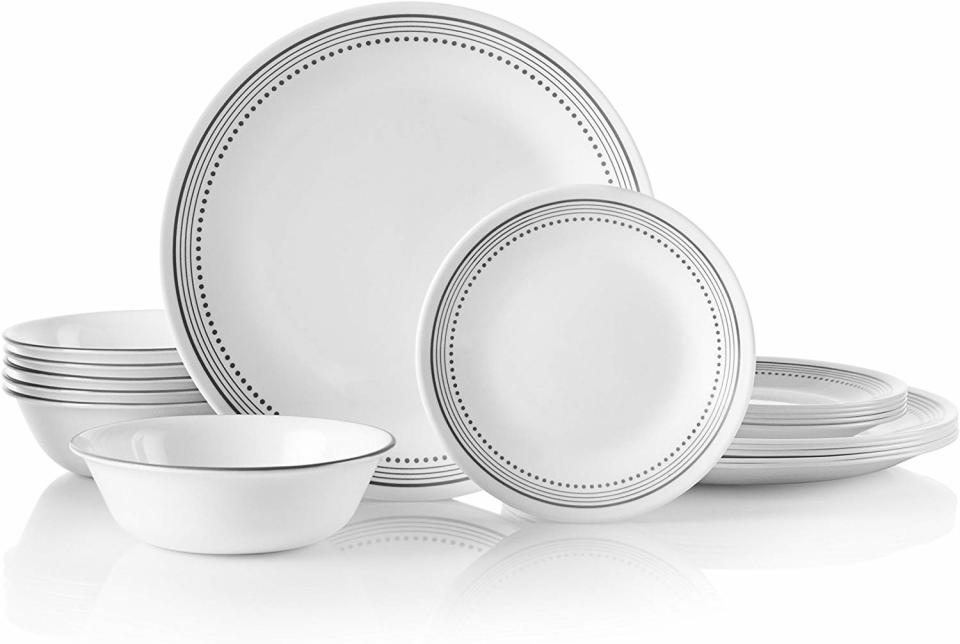 Corelle Mystic Gray Dinnerware Set