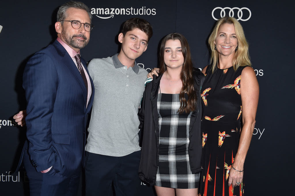 Steve, John, Elisabeth, and Nancy Carell