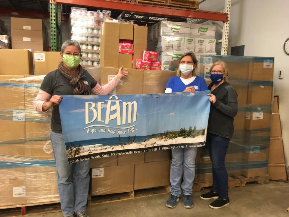 BEAM and Renewing Dignity recently donated thousands of feminine hygiene products to those struggling with period poverty.