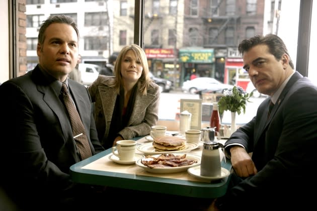 LAW AND ORDER: CRIMINAL INTENT, Vincent D'Onofrio, Kathryn Erbe, Chris Noth, (Season 4), 2001-2011. - Credit: NBC / Courtesy: Everett Collection